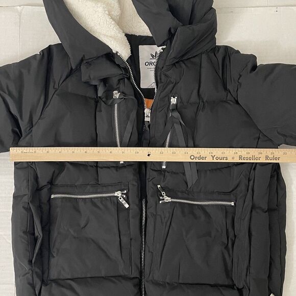 Orolay Jacket Womens Small Black Hooded Insulated Thickened Down Parka Winter - Picture 8 of 10